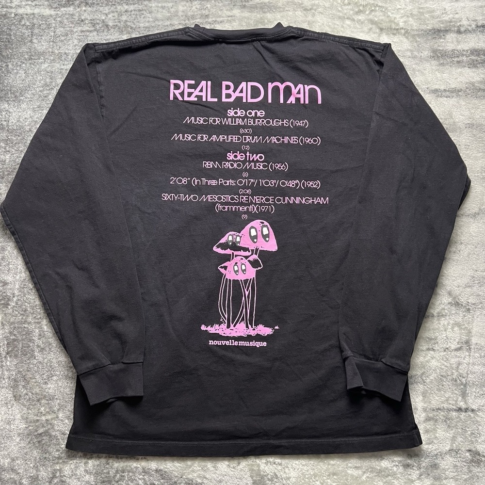 Real Bad Man Crimewave RBM Radio Nouvelle Music Men's Size Large Black